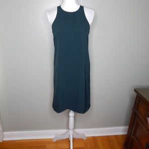 everlane women dress green sz 2